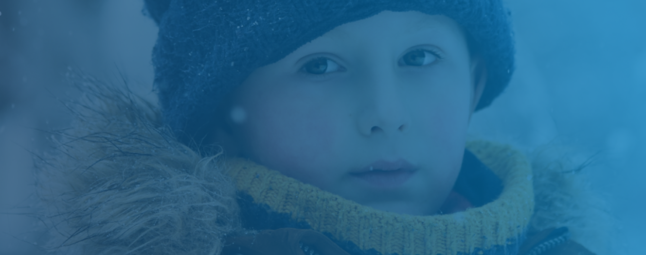 Child in winter clothing