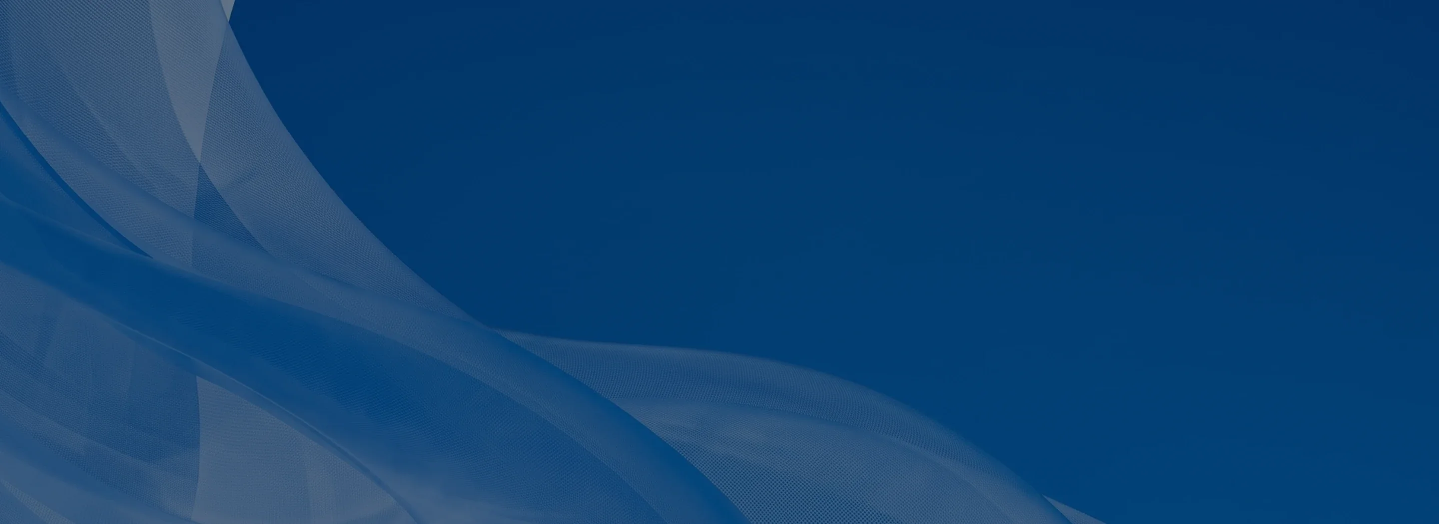 Abstract navy blue background with translucent flowing light-blue waves